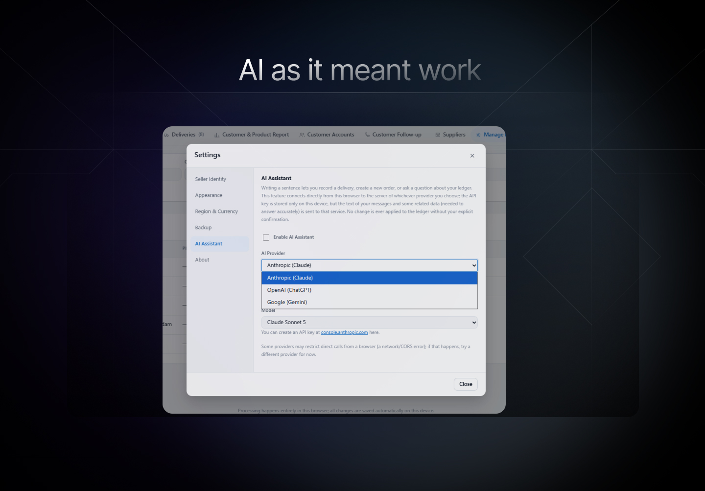 AI assistant